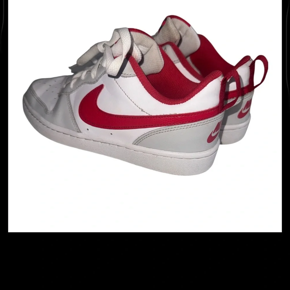 Nike Red and White Athletic Shoes
